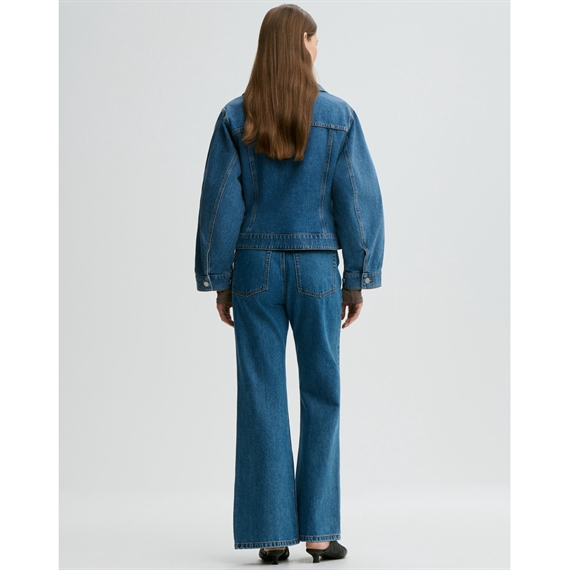 By Malene Birger Villies Denim Jakke, Mid Denim Blue 